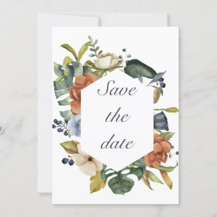 Invitación tema de cosecha de otoño