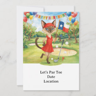 Invitación Tema de cumpleaños de Texas para los amantes del g