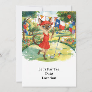 Invitación Tema de cumpleaños de Texas para los amantes del g