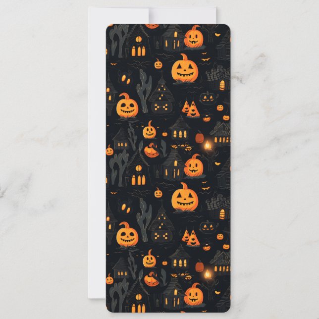 Invitación Tema de Halloween (Anverso)