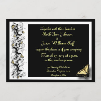 Invitación Tema de la mariposa