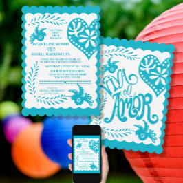 Invitación Tema de la pancarta del Boda de la Fiesta Mexicana