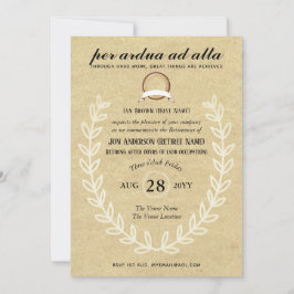 Invitación Tema de ocupación de foto de jubilación rusa vinta
