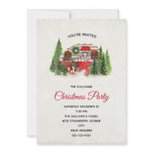 Tema de Outdoorsy de remolque de Navidad