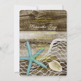 INVITACIÓN TEMA DE PLAYA B'NOT B'NAI BAR BAT MITZVAH INVITACI