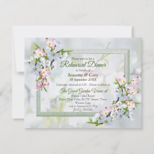 Invitación Tema del Bouquet de flores de cerezo