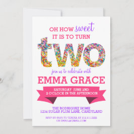 Invitación Tema del canto Invitan a Fiesta de cumpleaños Spri