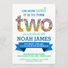 Invitación Tema del canto Segundo Fiesta de cumpleaños rota B