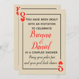 Invitación Tema del casino