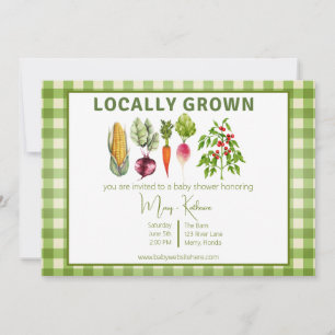 Invitación Tema del Jardín de la zona