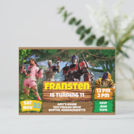 Invitación Tema del juego