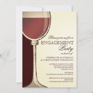 Invitación Tema del Partido de Compromiso de Bodas Mayores