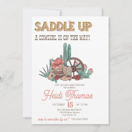 Invitación Tema del Rodeo | Baby Shower occidental
