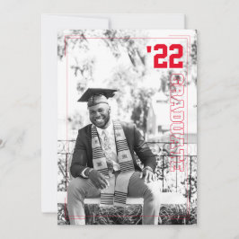 Invitación Tema deportivo de Varsity | 2 Partido de Graduació