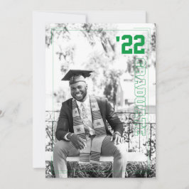 Invitación Tema deportivo de Varsity | 2 Partido de Graduació