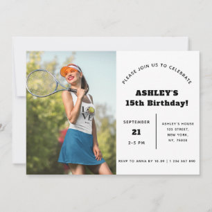 Invitación Tema deportivo del partido de cumpleaños de foto d