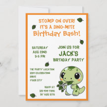 Tema divertido de los dinosaurios, cumpleaños de n