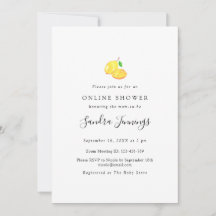 Tema Lemon Baby Shower Elegant Online