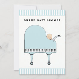 Invitación Tema musical de Baby Shower