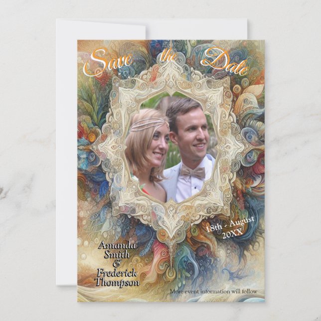 Invitación Temas metafísicos de fantasía espiritual (Anverso)