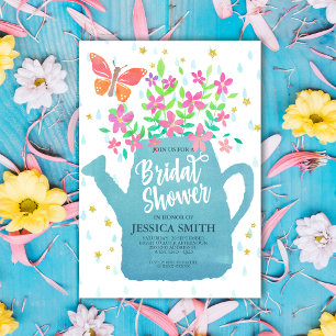 Invitación temática de Garden Bridal Shower