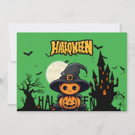 Invitación temática de Halloween