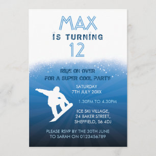 Invitación temática de la fiesta de cumpleaños de