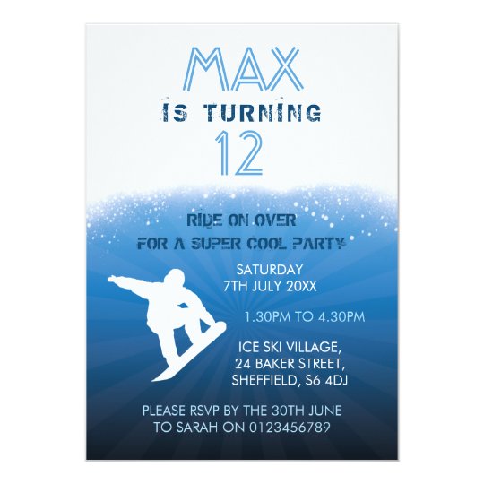Invitación temática de la fiesta de cumpleaños de