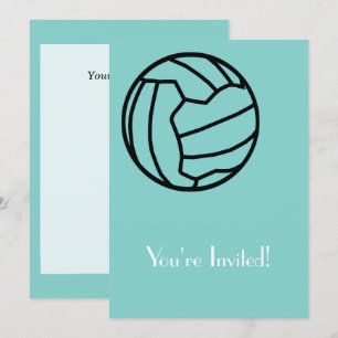 Invitación temática de Netball Ball