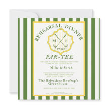 Invitación temática del golf - "Par-Tee"