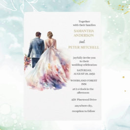 Invitación temática del Rosa rústico Boho Floral b