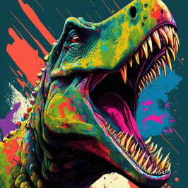 Invitación temática Dinosaur-Boy Fiesta