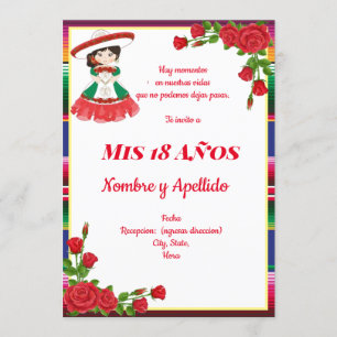 Invitación temática mexicana