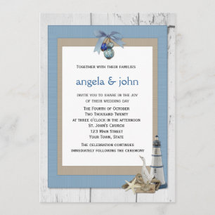 Invitación temática náutica