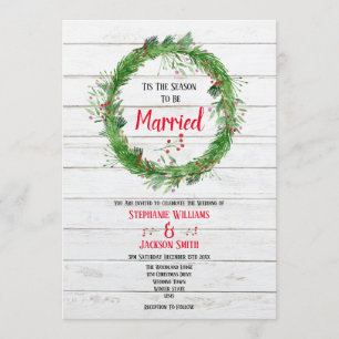 Invitación Temporada de casamiento   Boda de Invierno de Made