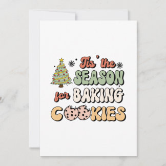Invitación Temporada de navidades para hacer cookies