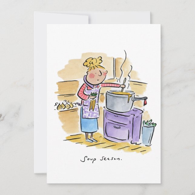 Invitación Temporada de sopa (Anverso)