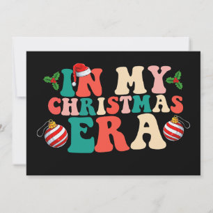 Invitación Temporada de vacaciones en la era de mis Navidades