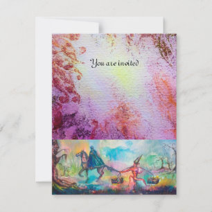 Invitación TEMPTACIÓN Caballero oscuro Devil Treasure Blue Pu