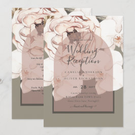 Invitación Tendencia MOSS BODA RUBOR Sage Dusty Pink