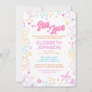 Invitación Tendencias Caprichosas Todo Lo Que Veo Es Amor Des