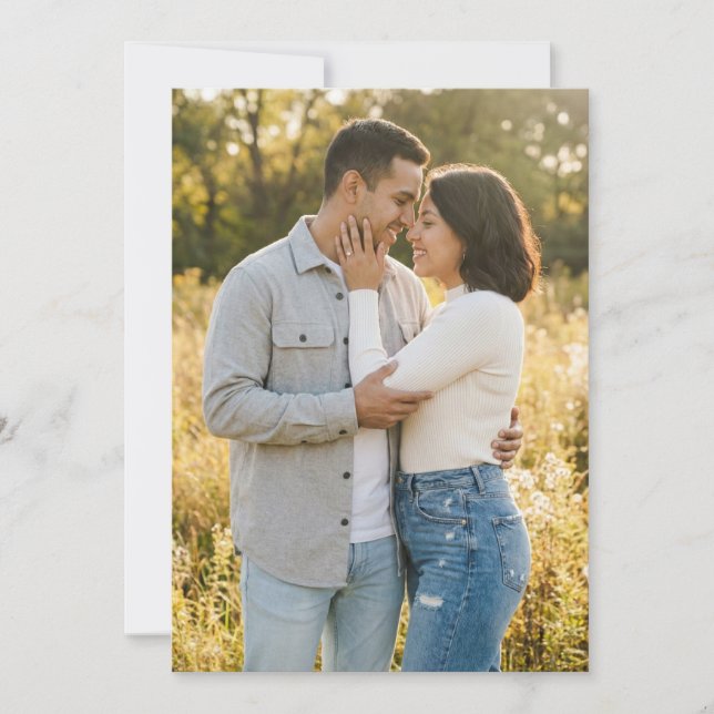 Invitación Tender Beige Casual Photo (Anverso)