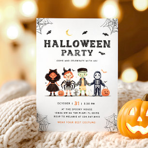 Invitación Tenebrosa para Niños a la Fiesta de Hal