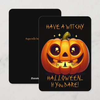 Invitación Tenga un Halloween brujeril