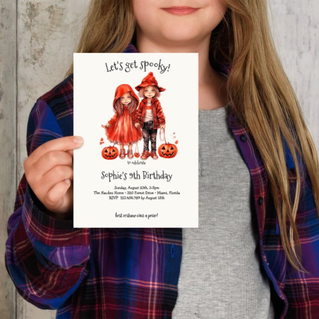 Invitación ¡Tengamos miedo! Fiesta de cumpleaños de niños en  (Subido por el creador)