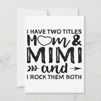 Invitación Tengo Dos Mamá Y Mimi|Papa Y Mamá 