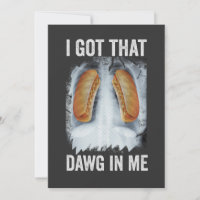 Tengo ese perro dentro de mí divertido Xray Hotdog