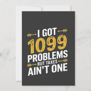 Invitación Tengo problemas de 1099 pero los impuestos no son