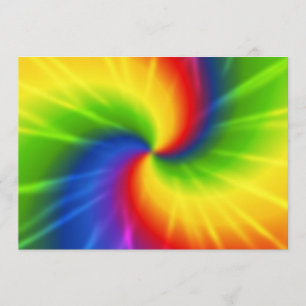 Invitación Teñido anudado