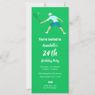 Invitación Tenis